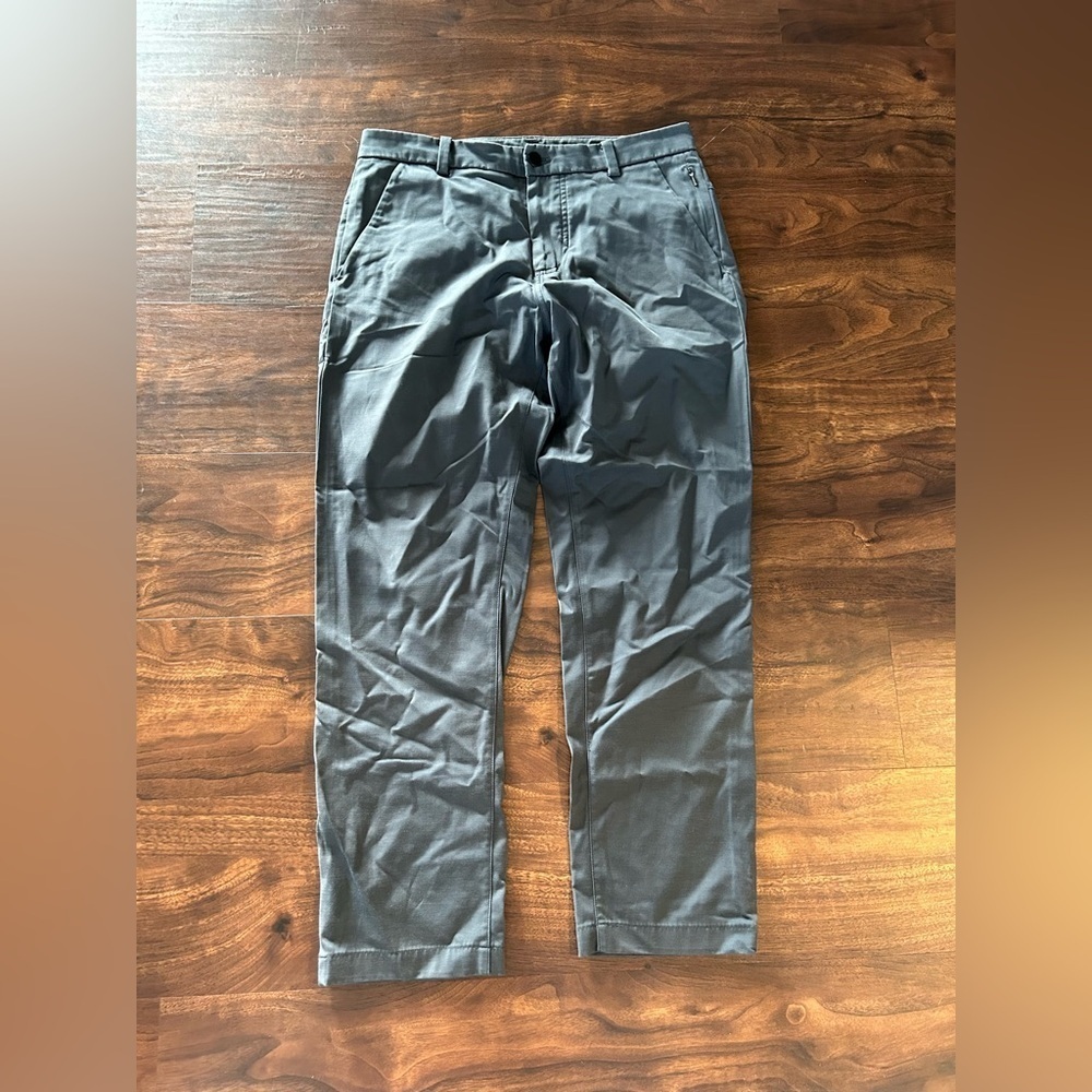 Lululemon Men's Commission Pant Deep Coal Size 32 Hemmed 27”